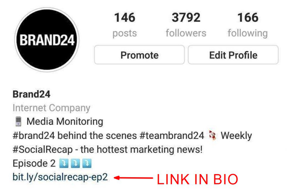 how to add a link to your Instagram Bio
